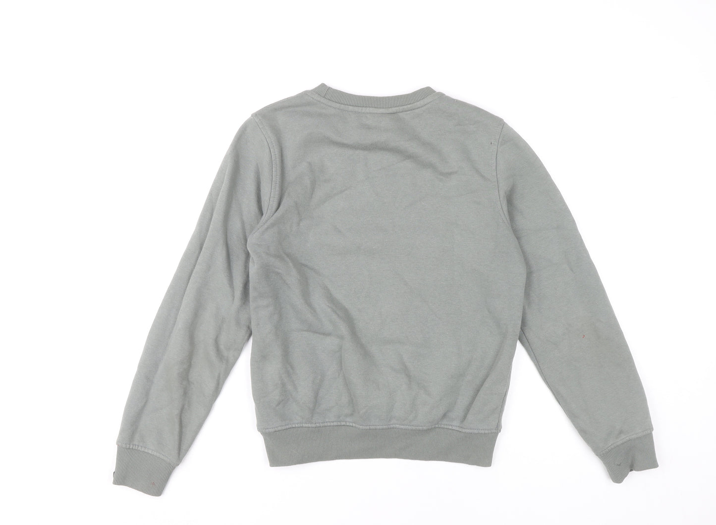 Ellesse Boys Grey Sweatshirt 12-13Y Pullover Logo Crew Neck Fleece