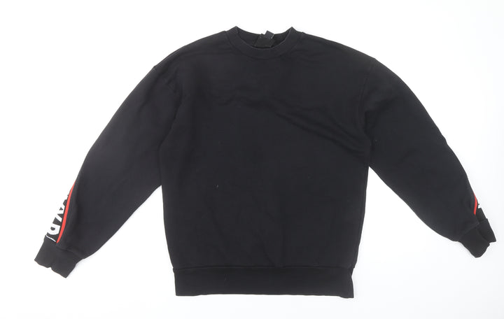 IVY PARK Womens Black XS Logo Pullover Sweatshirt Long Sleeve