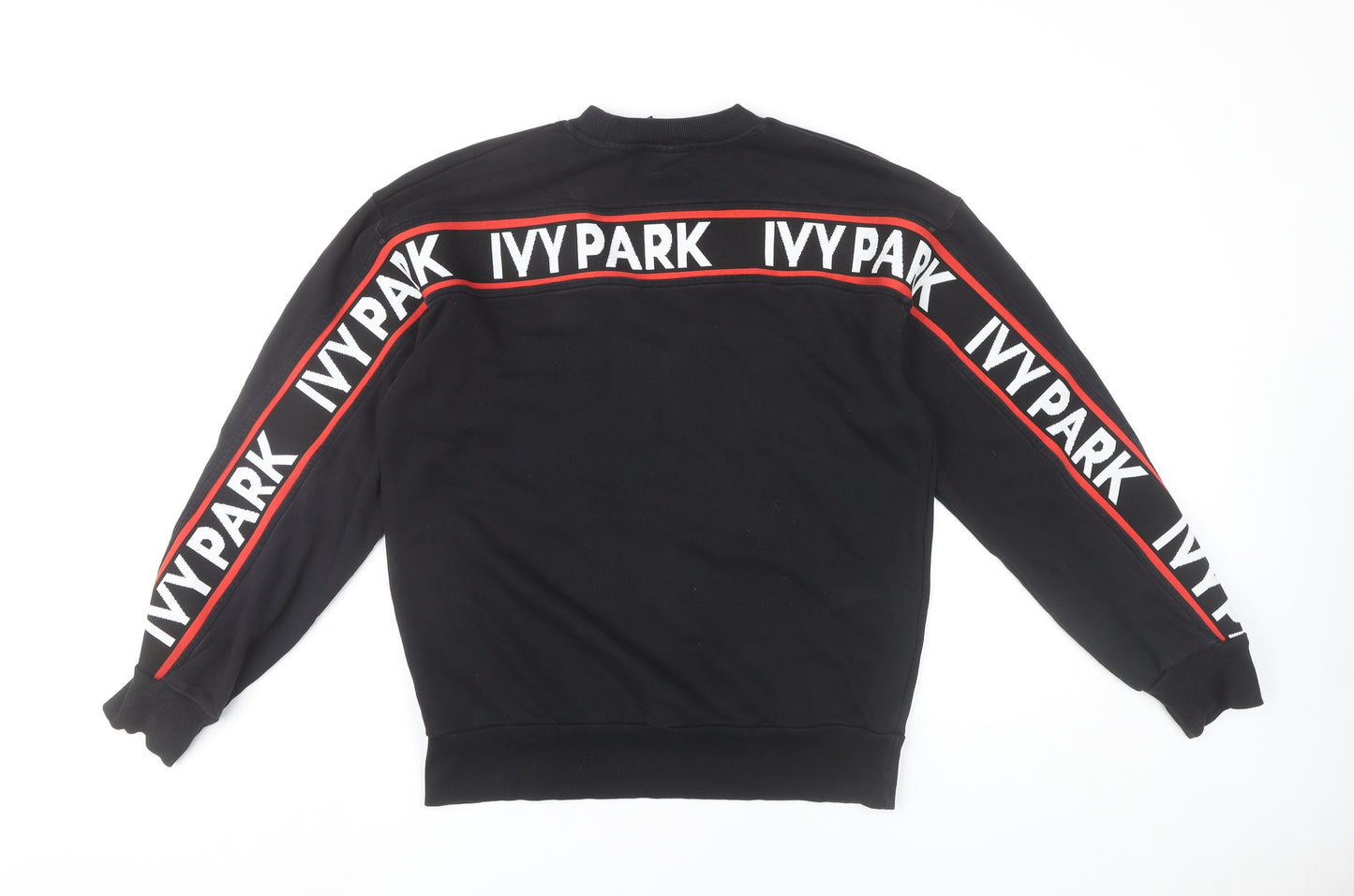 IVY PARK Womens Black XS Logo Pullover Sweatshirt Long Sleeve