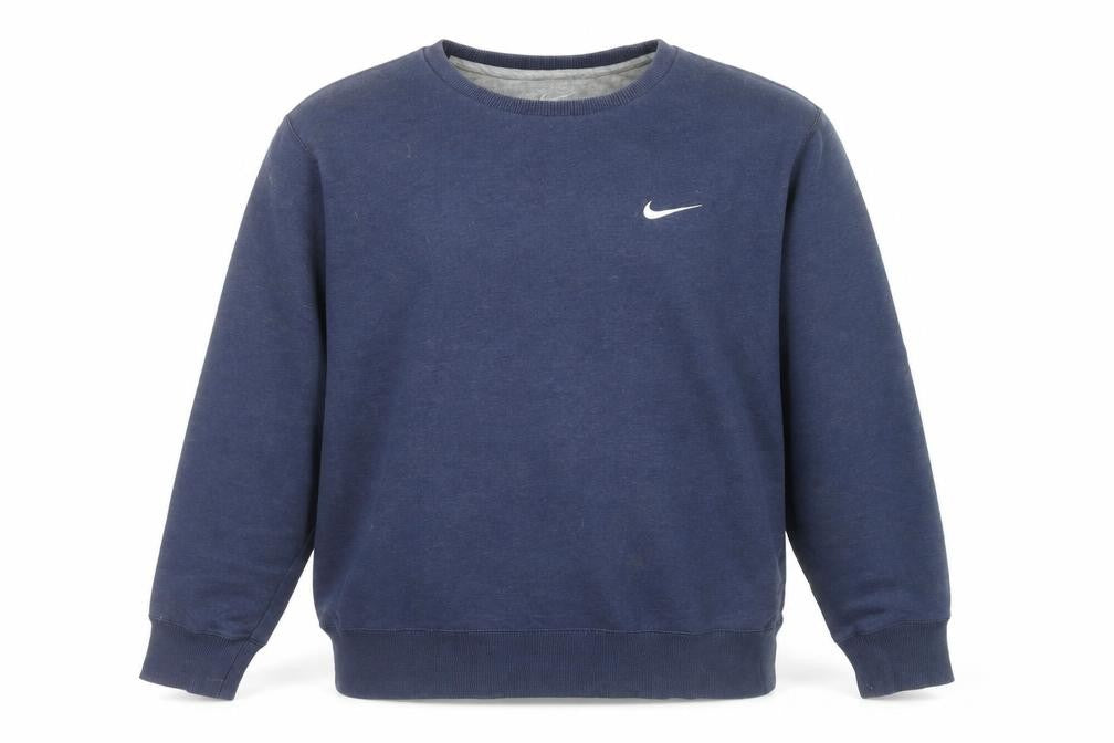 Nike Mens Blue L Sweatshirt Pullover Crew Neck Long Sleeve Sports Top