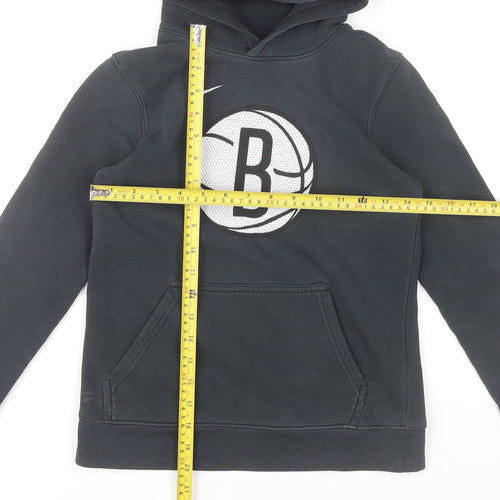 Nike Boys Black Pullover Hoodie M 150-160cm Basketball Logo