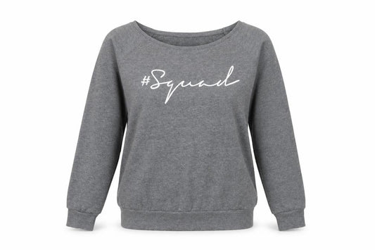 Front view of Toned by Ashy Bines women’s grey slouchy sweatshirt m uk 12