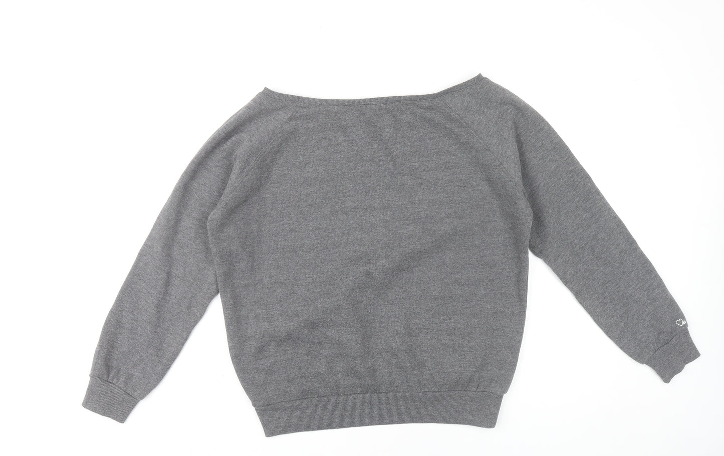 Toned by Ashy Bines Womens Grey Slouchy Sweatshirt M UK 12