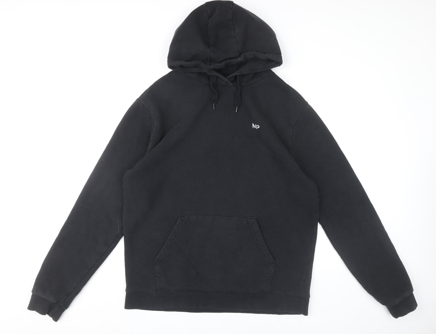 MP Men’s Black XL Pullover Hoodie Fleece Cotton Blend