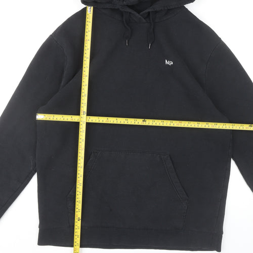 MP Men’s Black XL Pullover Hoodie Fleece Cotton Blend