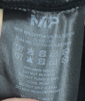 MP Men’s Black XL Pullover Hoodie Fleece Cotton Blend