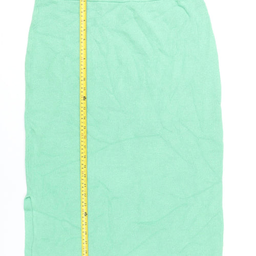 Marks and Spencer Women’s Green Midi Pencil Skirt Size L