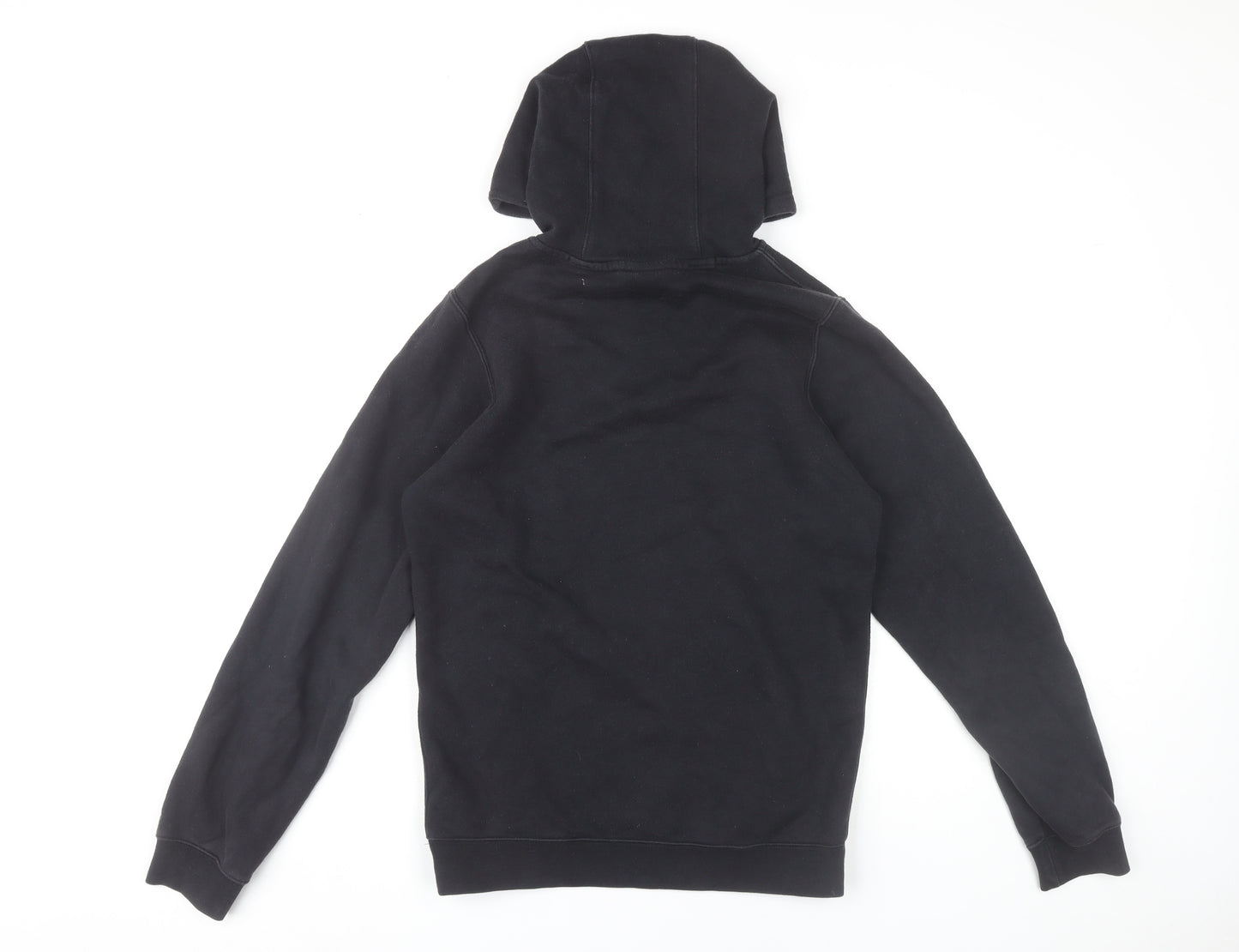 Nike Men’s Black XS Pullover Hoodie Fleece Cotton Logo Sweatshirt