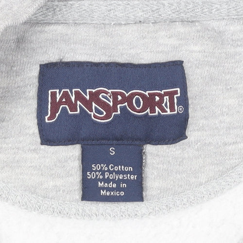 Jansport Mens Grey Hopkins Sweatshirt S Regular Fit Pullover
