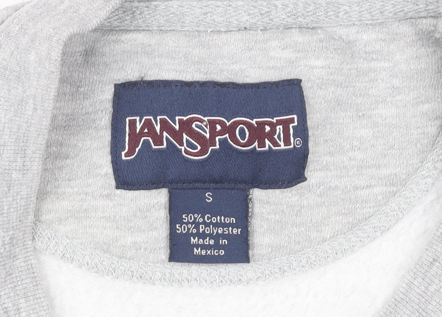 Jansport Mens Grey Hopkins Sweatshirt S Regular Fit Pullover