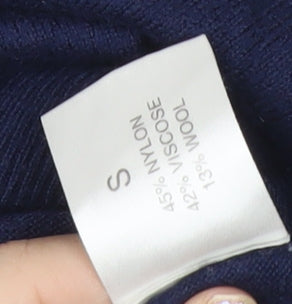 Dickins & Jones Womens Blue Crew Neck Pullover Jumper S