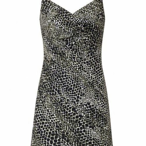 Topshop Women’s Multicoloured Animal Print Petite Size 8 Slip Mini Dress