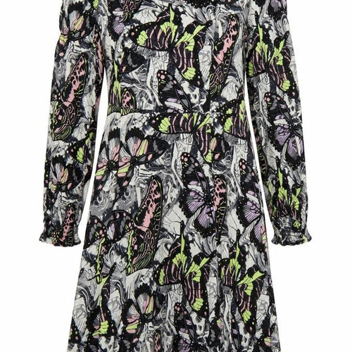 Next Women’s Multicoloured Butterfly Print A-Line Dress UK 14