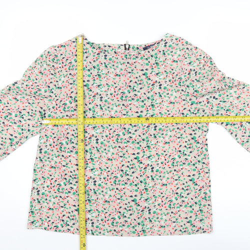 New York Laundry Women’s Multicoloured Floral 3/4 Sleeve Blouse Size 14