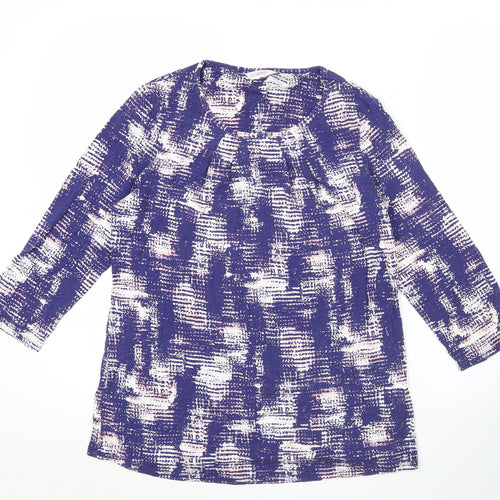 Marks and Spencer Womens Multicoloured Blouse Size 12 Tunic Top