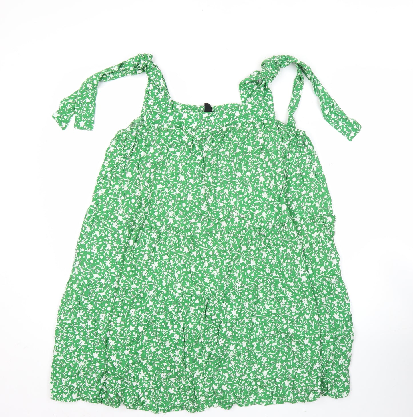 New Look Women’s Green Floral Sleeveless Camisole Top L