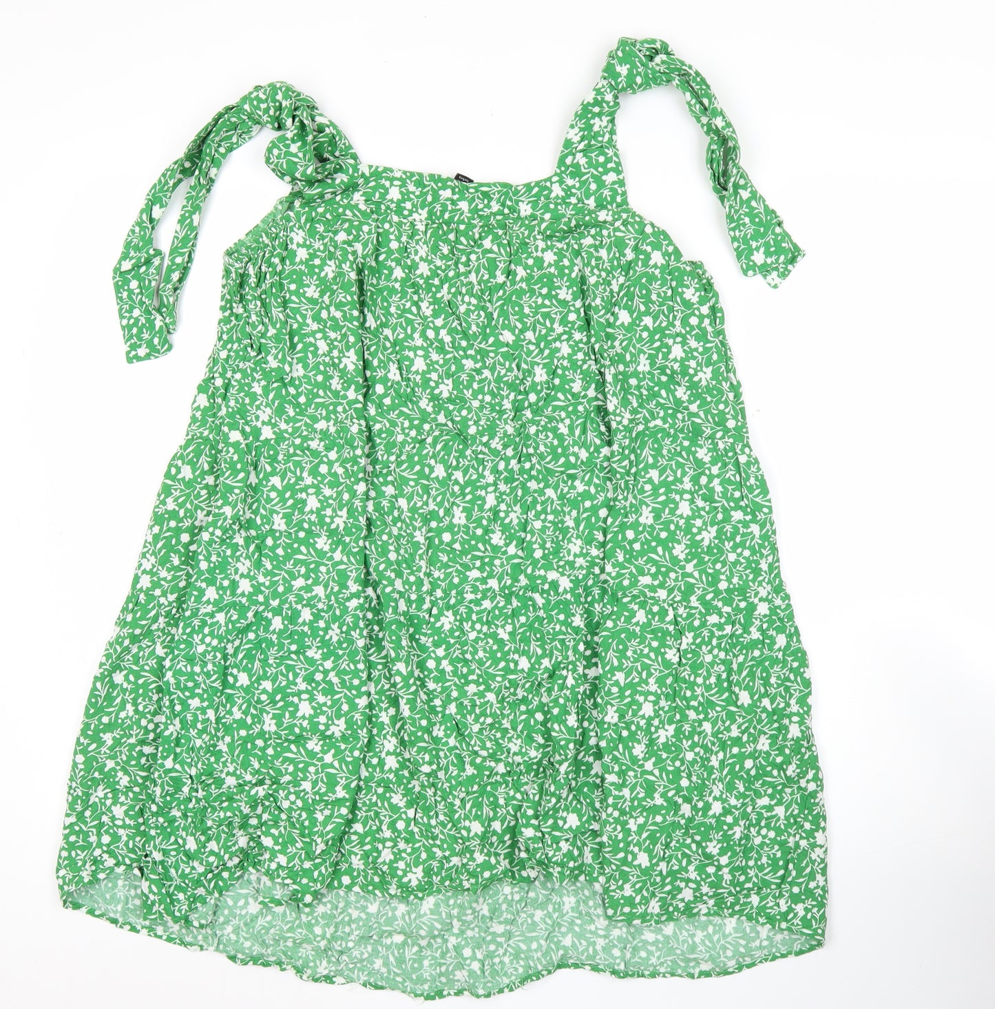 New Look Women’s Green Floral Sleeveless Camisole Top L