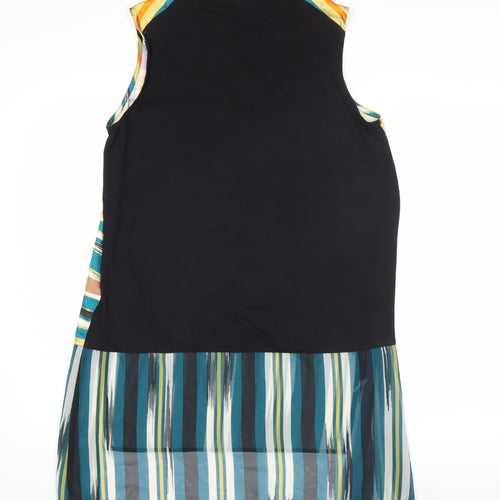 Marks and Spencer Womens Multicoloured Striped Tunic Blouse Size 12
