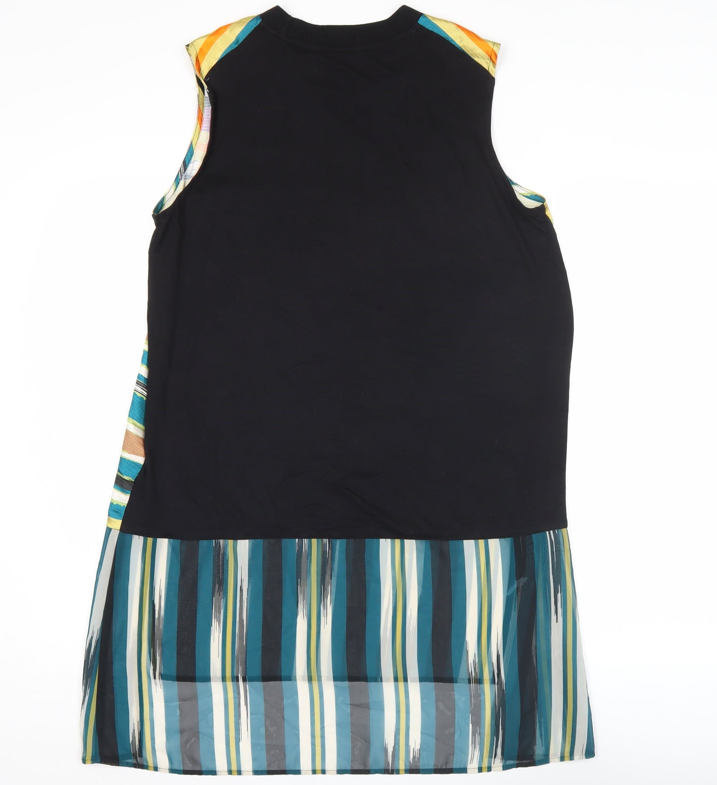 Marks and Spencer Womens Multicoloured Striped Tunic Blouse Size 12