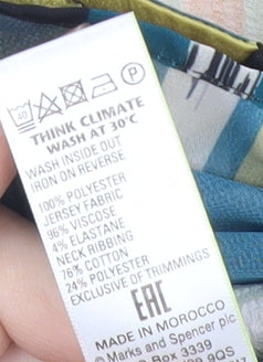 Marks and Spencer Womens Multicoloured Striped Tunic Blouse Size 12