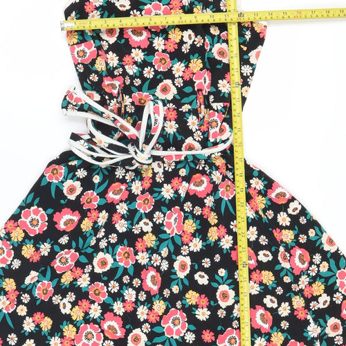 Dorothy Perkins Women’s Multicoloured Floral Fit & Flare Dress Size 8