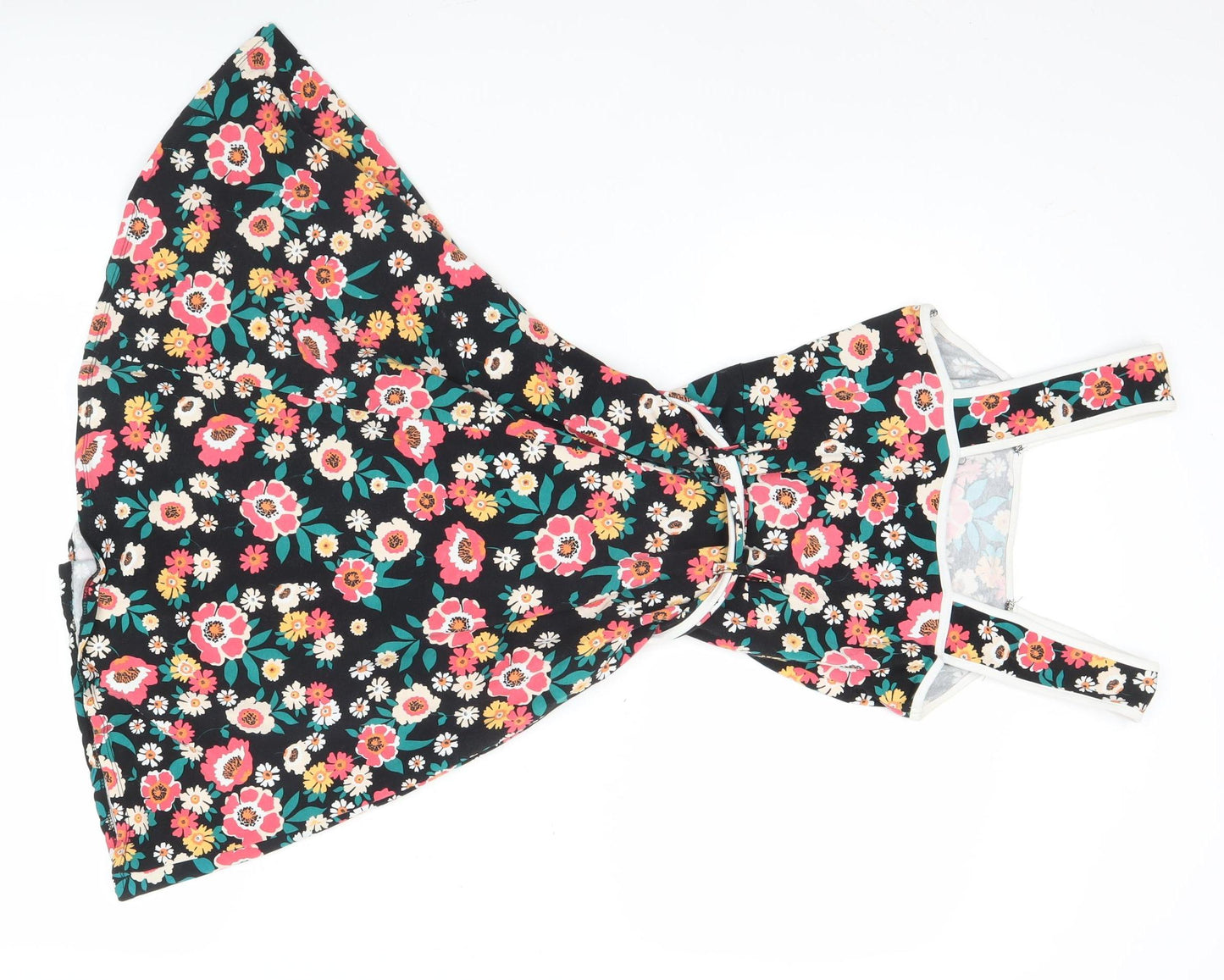 Dorothy Perkins Women’s Multicoloured Floral Fit & Flare Dress Size 8
