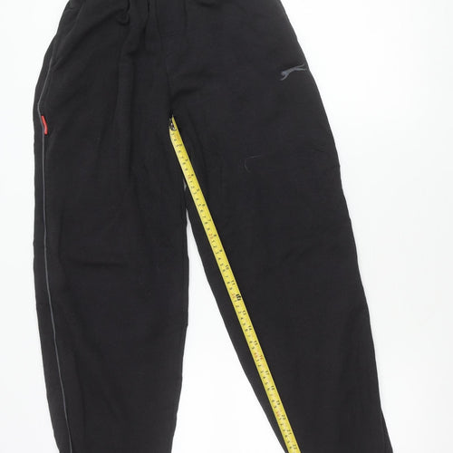 Slazenger Boys Black XS Jogger Sweatpants Activewear Trousers