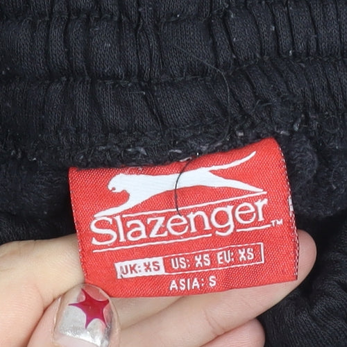 Slazenger Boys Black XS Jogger Sweatpants Activewear Trousers