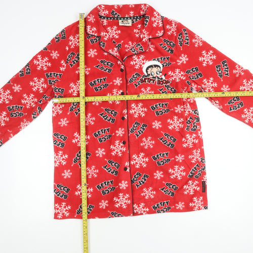 Dunnes Women’s Red Fleece Betty Boop Pyjama Top Size 18-20