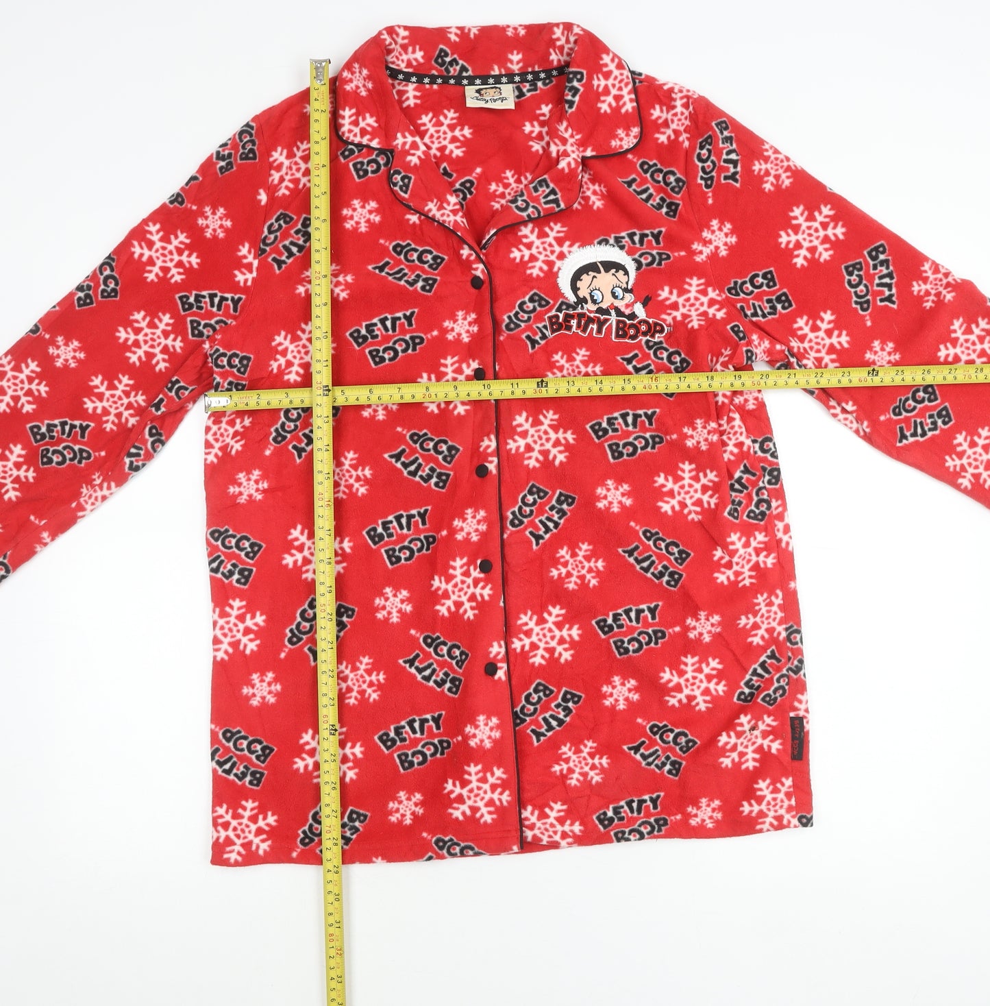 Dunnes Women’s Red Fleece Betty Boop Pyjama Top Size 18-20