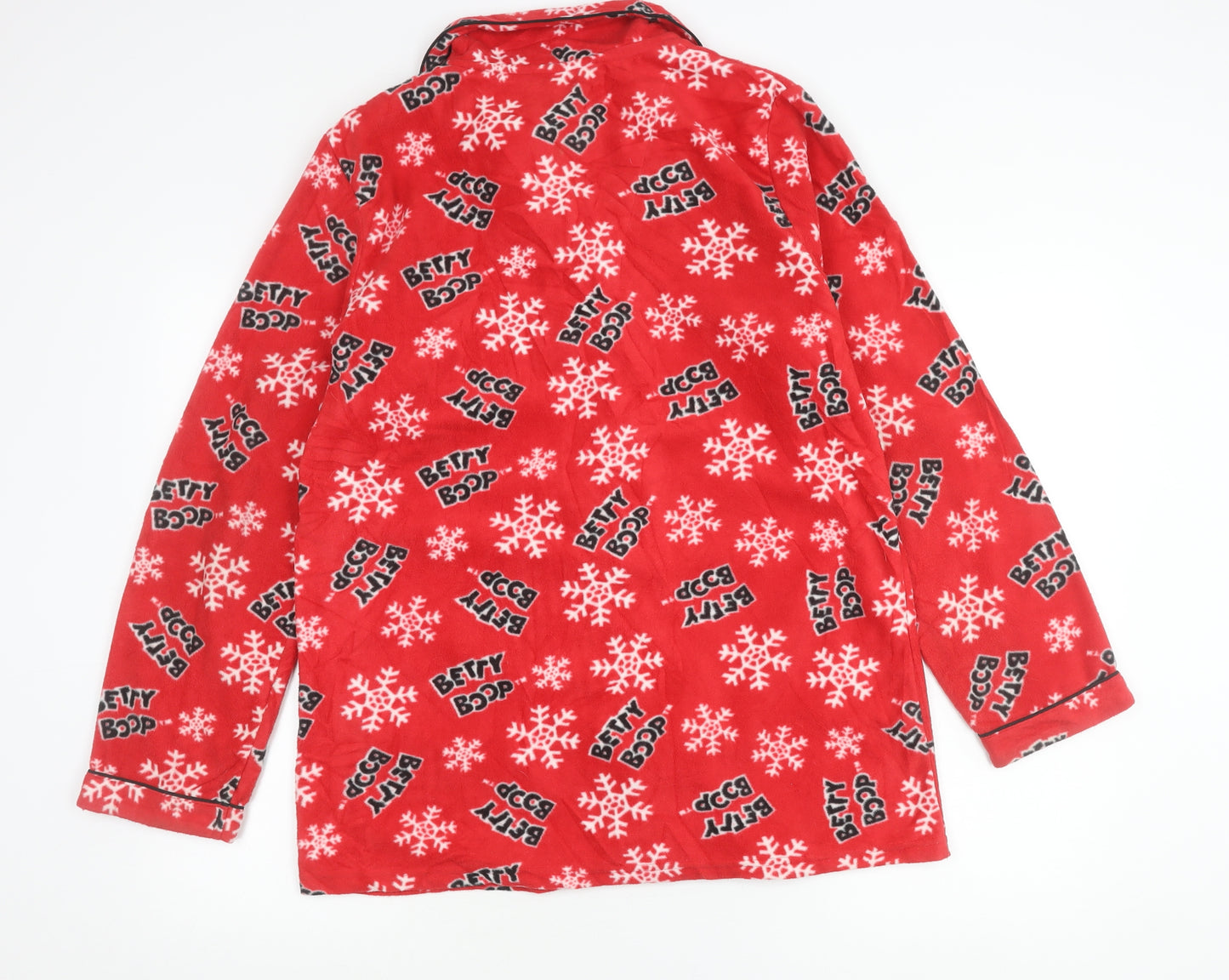 Dunnes Women’s Red Fleece Betty Boop Pyjama Top Size 18-20