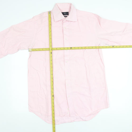 Paul Costelloe Men’s Pink 16.5 Classic Fit Cotton Shirt