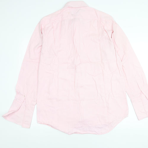 Paul Costelloe Men’s Pink 16.5 Classic Fit Cotton Shirt