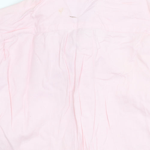 Paul Costelloe Men’s Pink 16.5 Classic Fit Cotton Shirt