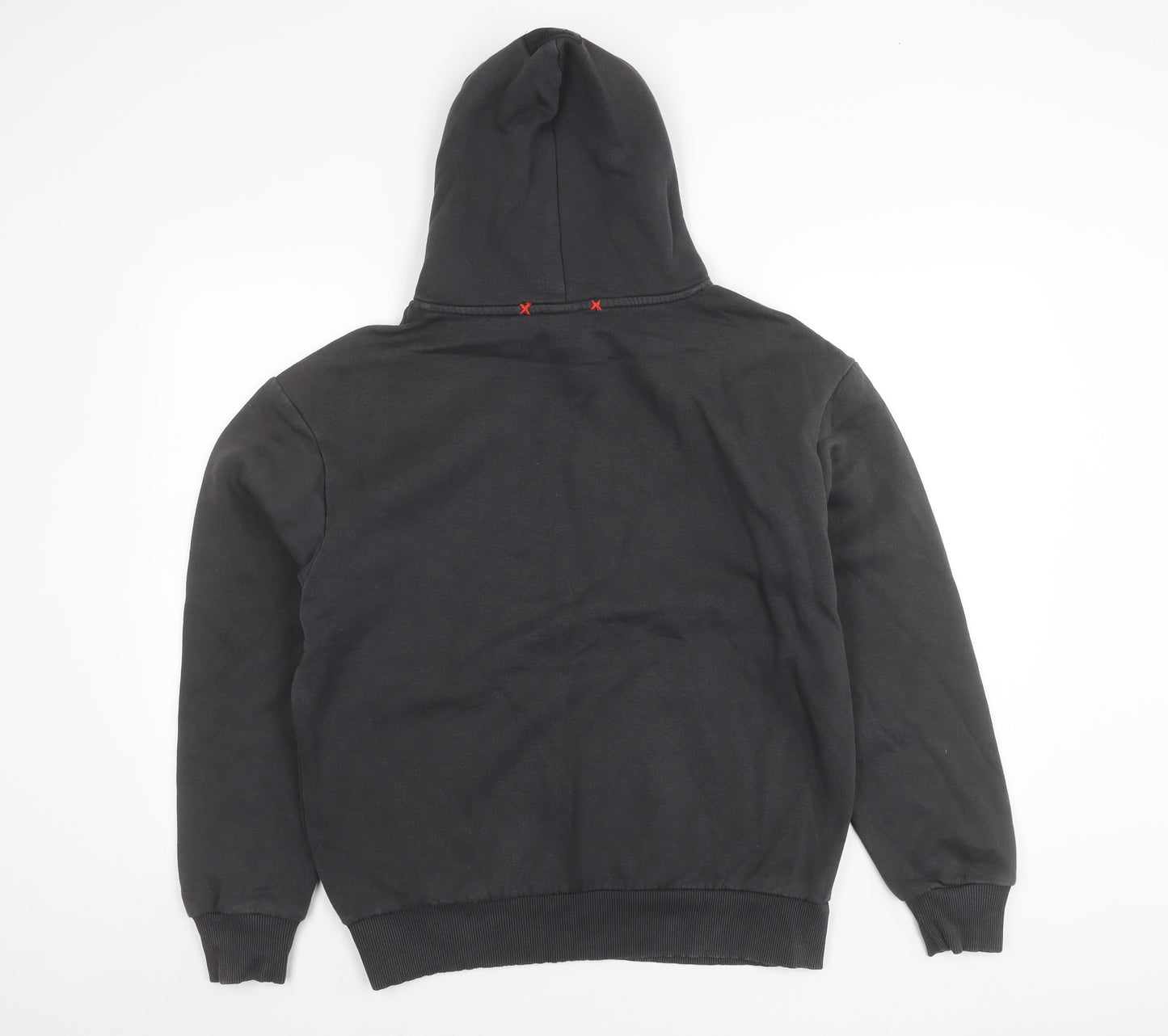 New Balance Mens Black Pullover Hoodie Size M Long Sleeve Graphic