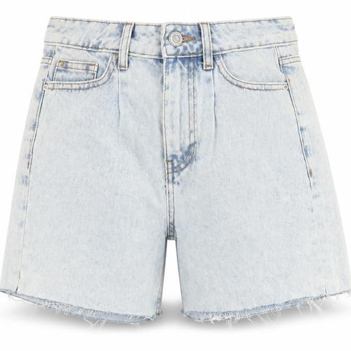 Primark Women’s Blue Denim Cut-Off Shorts Size 6 High Rise