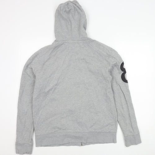Marks and Spencer Mens Grey Medium Hooded Zip Jacket