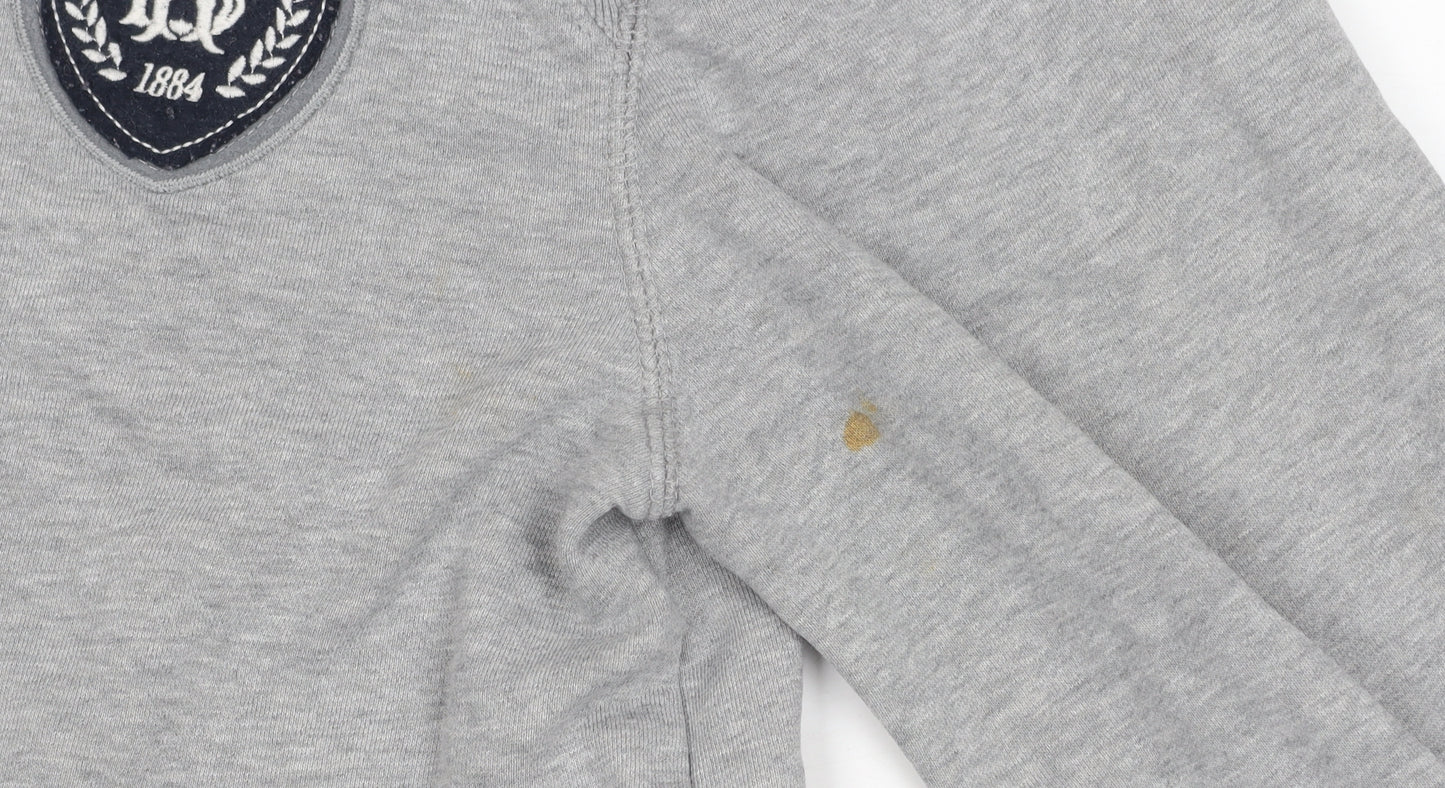 Marks and Spencer Mens Grey Medium Hooded Zip Jacket