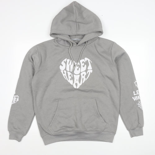 NORTII WEST Men’s Grey Pullover Hoodie M Sweetheart Graphic