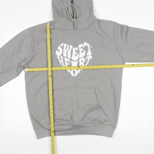 NORTII WEST Men’s Grey Pullover Hoodie M Sweetheart Graphic