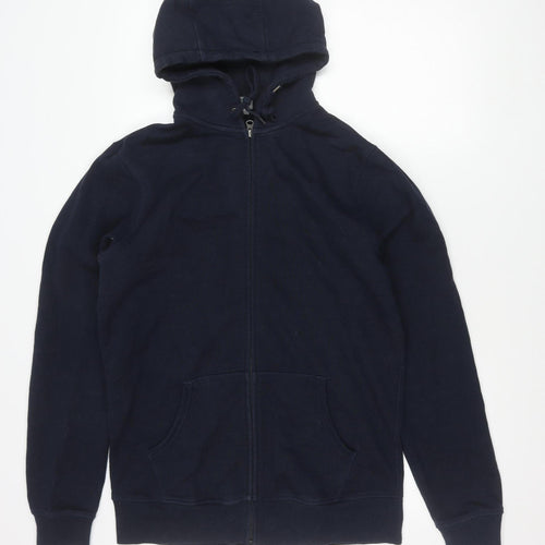 Denver Hayes Women’s Blue Fleece Hooded Zip Jacket Size 12