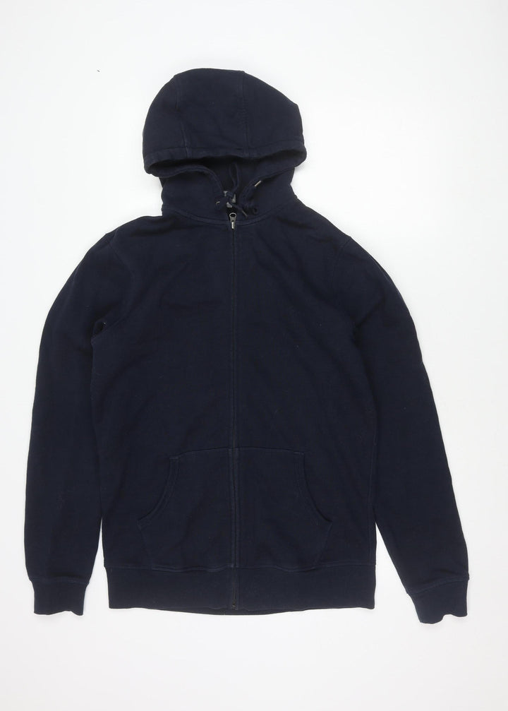 Denver Hayes Women’s Blue Fleece Hooded Zip Jacket Size 12