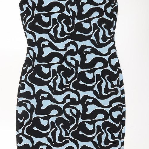 Star by Julien Macdonald Women’s Blue Black Sheath Dress Size 12