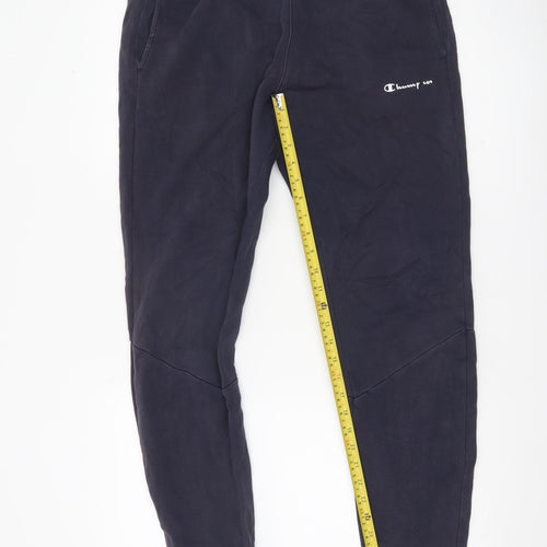 Champion Womens Blue Medium Jogger Sweatpants Cotton Blend