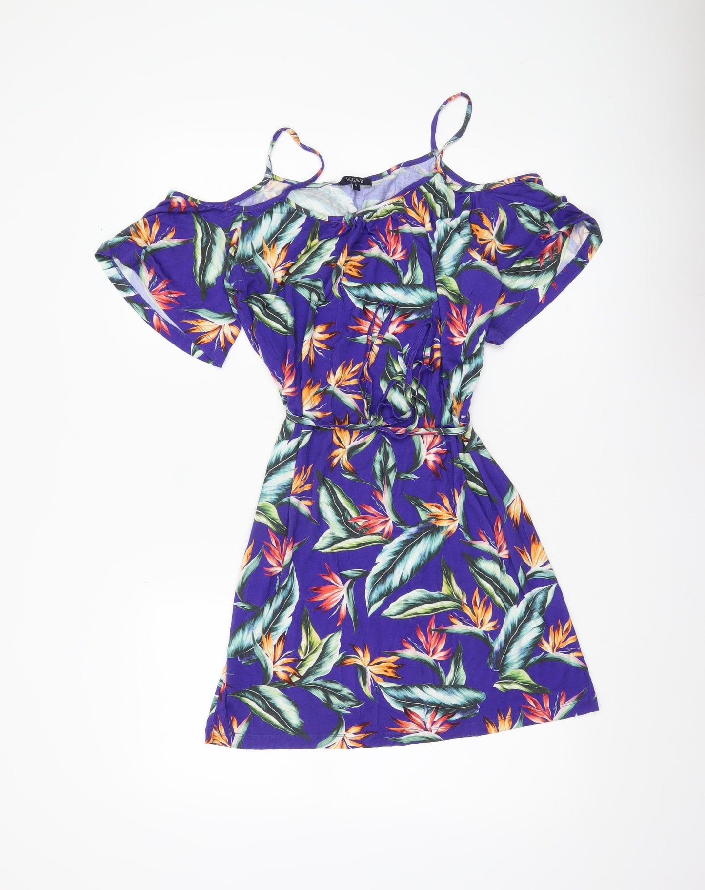 Figleaves Women’s Multicoloured Floral Skater Dress S Summer Casual