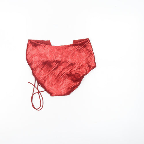 Zara Womens Red Sequin Camisole Top Size S Spaghetti Strap Party