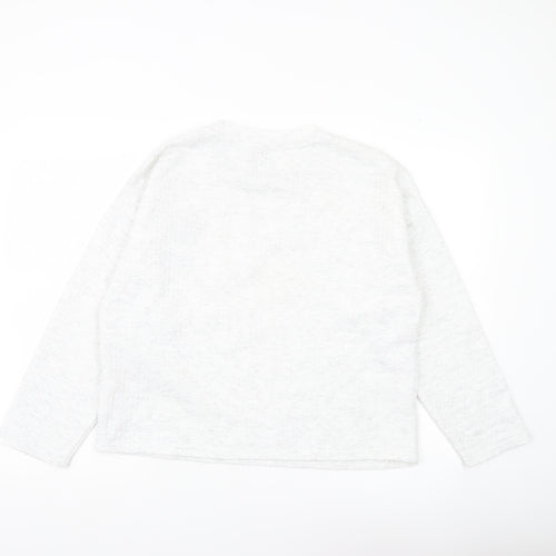 Disney Minnie Mouse Womens White Sweatshirt UK 12-14 Medium