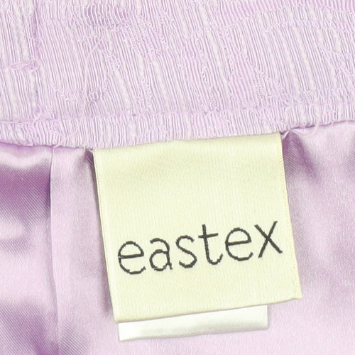 Eastex Womens Purple Size 22 Pencil Skirt Lined Viscose Cotton