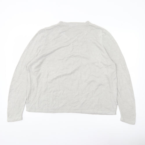 Marks and Spencer Women’s Grey Size 20 Acrylic Knit Jumper
