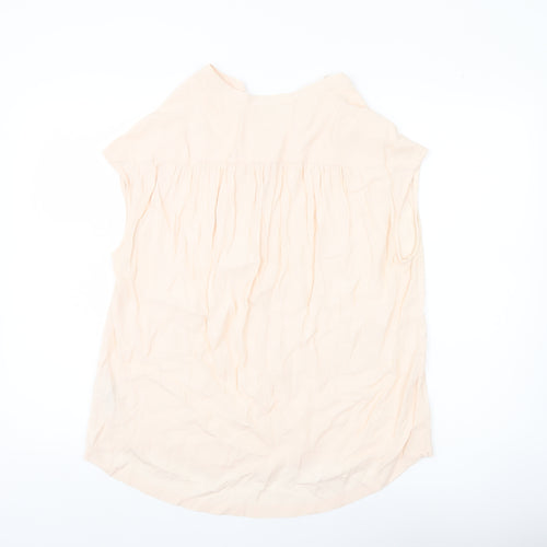 Monsoon Women’s Beige Viscose Sleeveless Blouse UK 14